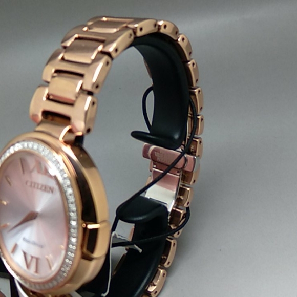 NEW! CITIZEN CAPELLA DIAMOND SILVER DIAL LADIES 34 - Picture 5 of 6